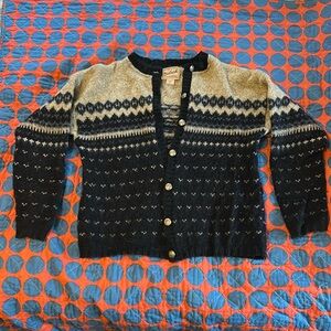 SOLD DO NOT PURCHASE Woolrich 🐑 vintage small fair isle  cardigan sweater
